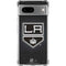 NHL Los Angeles Kings Black Background Google Pixel 7a Clear Case